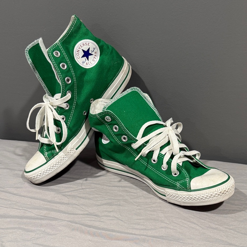 Converse All Star Green High-Top Sneakers